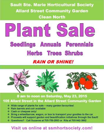 Plant Sale Poster 2015